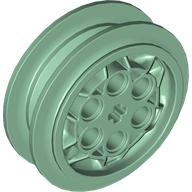 Plaatje in Gallery viewer laden, LEGO® los onderdeel Wiel in kleur Zandgroen 86652