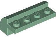 LEGO® los onderdeel Dakpan Gebogen in kleur Zandgroen 6081