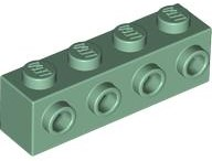 LEGO® los onderdeel Steen Aangepast in kleur Zandgroen 30414