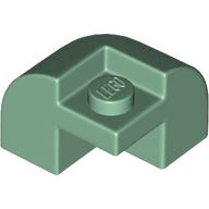 Plaatje in Gallery viewer laden, LEGO® los onderdeel Dakpan Gebogen in kleur Zandgroen 67810