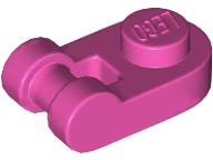 LEGO® los onderdeel Plaat Rond in kleur Donker Roze 26047