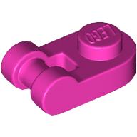 LEGO® los onderdeel Plaat Rond in kleur Donker Roze 26047