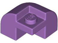 Plaatje in Gallery viewer laden, LEGO® los onderdeel Dakpan Gebogen Medium Lavendel 67810