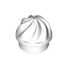 LEGO® los onderdeel Plaat Rond in kleur Wit 15470