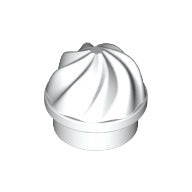 LEGO® los onderdeel Plaat Rond in kleur Wit 15470