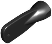 LEGO® los onderdeel Accessoire in kleur Zwart 31990