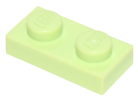 LEGO® los onderdeel Plaat Algemeen Geelachtig Groen 3023
