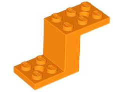 LEGO® los onderdeel Beugel in kleur Oranje 76766