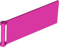 LEGO® los onderdeel Vlag in kleur Donker Roze 30292