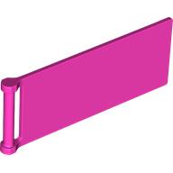 LEGO® los onderdeel Vlag in kleur Donker Roze 30292