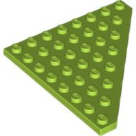 LEGO® los onderdeel Wig Plaat in kleur Limoen 30504