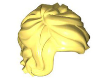 Plaatje in Gallery viewer laden, LEGO® los onderdeel Haar in kleur Helder Lichtgeel 25409
