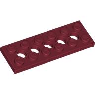 LEGO® los onderdeel Technische Plaat Donkerrood 32001