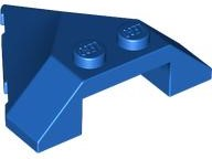 LEGO® los onderdeel Wig in kleur Blauw 22391