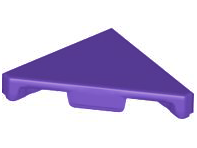 LEGO® los onderdeel Tegel Aangepast Donkerpaars 35787