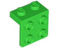 Plaatje in Gallery viewer laden, LEGO® los onderdeel Beugel in kleur Fel Groen 44728