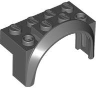 Plaatje in Gallery viewer laden, LEGO® los onderdeel Spatbord Donker Blauwachtig Grijs 3387