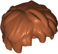 LEGO® los onderdeel Haar in kleur Donker Oranje 36762
