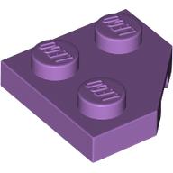 Plaatje in Gallery viewer laden, LEGO® los onderdeel Wig Plaat in kleur Medium Lavendel 26601