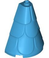 LEGO® los onderdeel Dak in kleur Donker Azuurblauw 35563