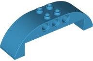 Plaatje in Gallery viewer laden, LEGO® los onderdeel Dakpan Gebogen Donker Azuurblauw 11290