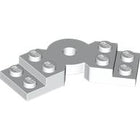 LEGO® los onderdeel Plaat Aangepast in kleur Wit 79846