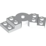 LEGO® los onderdeel Plaat Aangepast in kleur Wit 79846