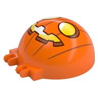 LEGO® los onderdeel Voorruit met Motief Oranje 50747pb20