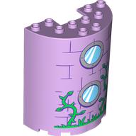 Plaatje in Gallery viewer laden, LEGO® los onderdeel Cilinder met Motief Lavendel 87926pb027