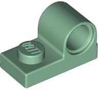 LEGO® los onderdeel Plaat Aangepast in kleur Zandgroen 11458