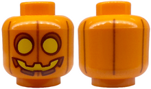 Plaatje in Gallery viewer laden, LEGO® los onderdeel Hoofd in kleur Oranje 3626pb3268
