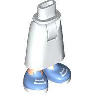 Plaatje in Gallery viewer laden, LEGO® los onderdeel Benen in kleur Wit 59595c00pb18