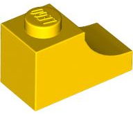 LEGO® los onderdeel Steen Boog in kleur Geel 78666