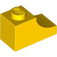 LEGO® los onderdeel Steen Boog in kleur Geel 78666