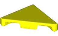 LEGO® los onderdeel Tegel Aangepast in kleur Neon geel 35787