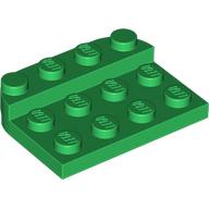 LEGO® los onderdeel Plaat Rond in kleur Groen 3263
