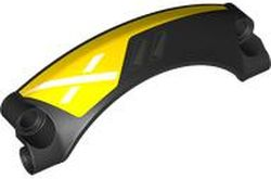 LEGO® onderdeel Technisch Paneel met Motief Zwart 2459pb001L