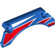 Plaatje in Gallery viewer laden, LEGO® onderdeel Technisch Paneel met Motief Blauw 42531pb005