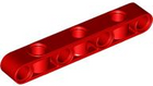 LEGO® los onderdeel Technische Hefbalk in kleur Rood 2391