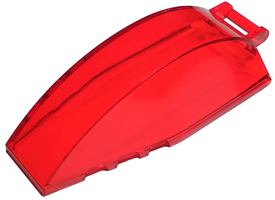 LEGO® los onderdeel Voorruit in kleur Doorzichtig Rood 23448