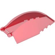 Plaatje in Gallery viewer laden, LEGO® los onderdeel Voorruit in kleur Doorzichtig Rood 23448