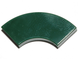 LEGO® los onderdeel Tegel Rond in kleur Donkergroen 27925