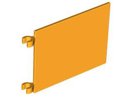 LEGO® los onderdeel Vlag in kleur Helder Licht Oranje 2525