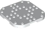 LEGO® los onderdeel Plaat Aangepast in kleur Wit 66790