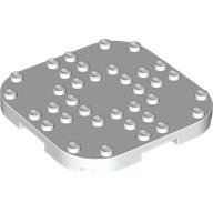 Plaatje in Gallery viewer laden, LEGO® los onderdeel Plaat Aangepast in kleur Wit 66790