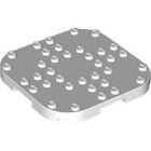 LEGO® los onderdeel Plaat Aangepast in kleur Wit 66790