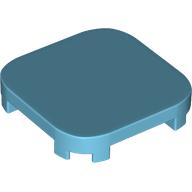 Plaatje in Gallery viewer laden, LEGO® los onderdeel Tegel Aangepast Medium Azuurblauw 68869