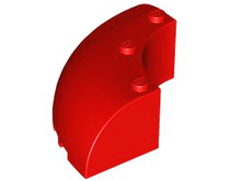 Plaatje in Gallery viewer laden, LEGO® los onderdeel Steen Rond in kleur Rood 87559