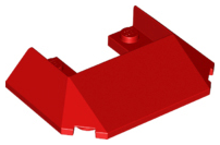 LEGO® los onderdeel Wig in kleur Rood 13269