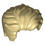 LEGO® los onderdeel Haar in kleur Geelbruin 23186